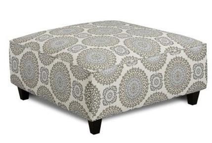 Transitional Cocktail Ottoman